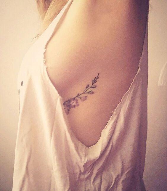 Best of Side of boob tattoos
