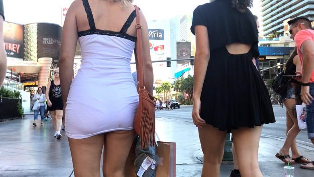 super short skirts in public