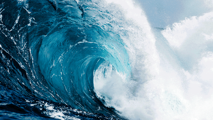 blue wave gif