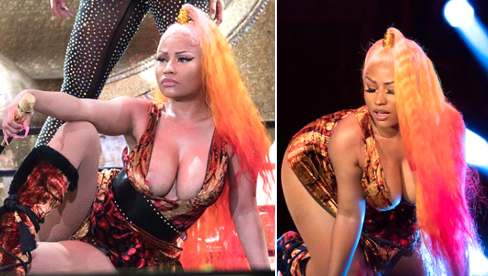 Nicki Minaj Nip Slips Pics machine japan