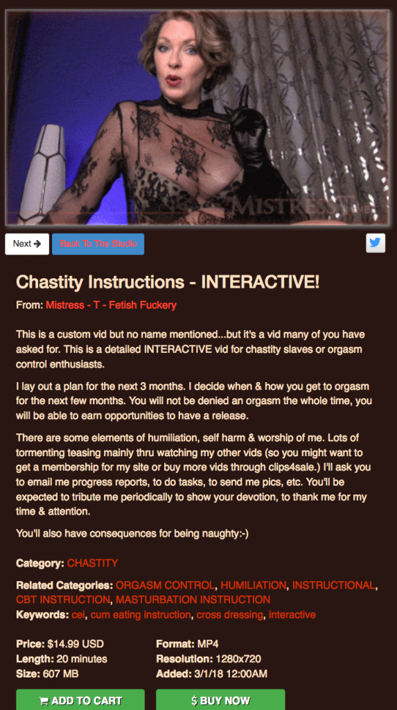 casey weinberg recommends Mistress T Orgasm Control