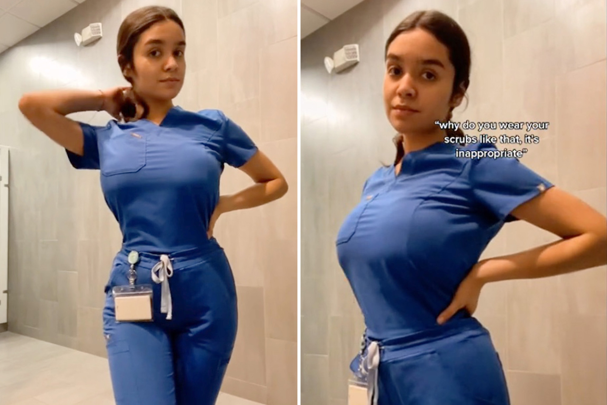 chrissy silk recommends nurse in scrubs hj pic