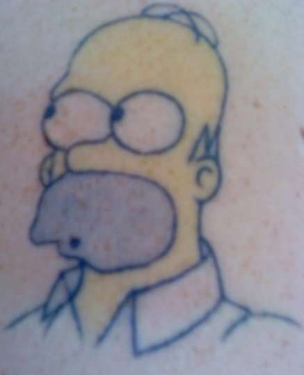 daqi liu recommends Homer Simpson Vag Tattoo
