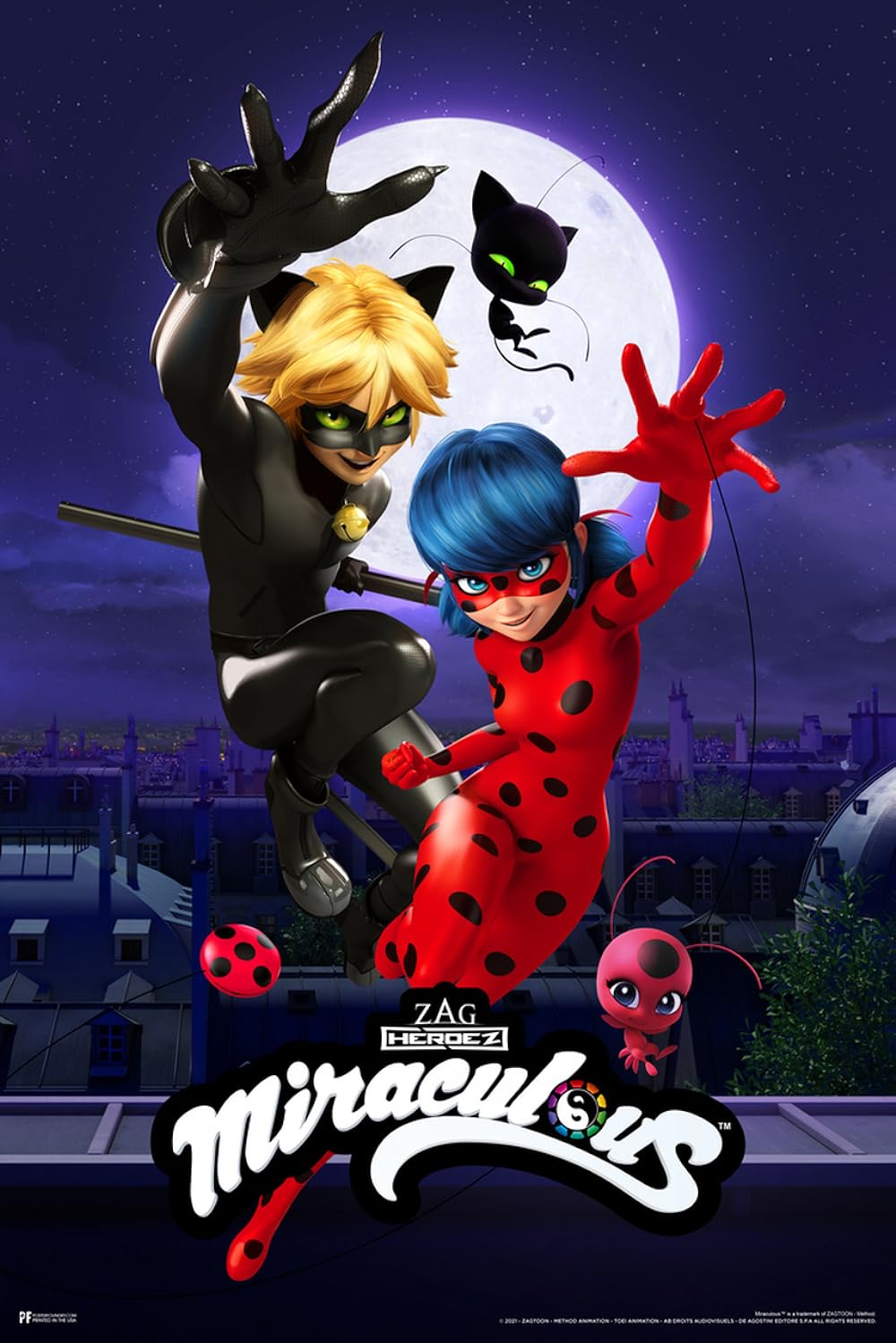 ladybug and cat noir in bed
