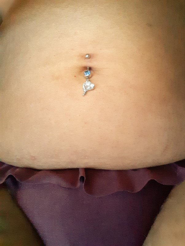 Best of Belly button piercing chubby