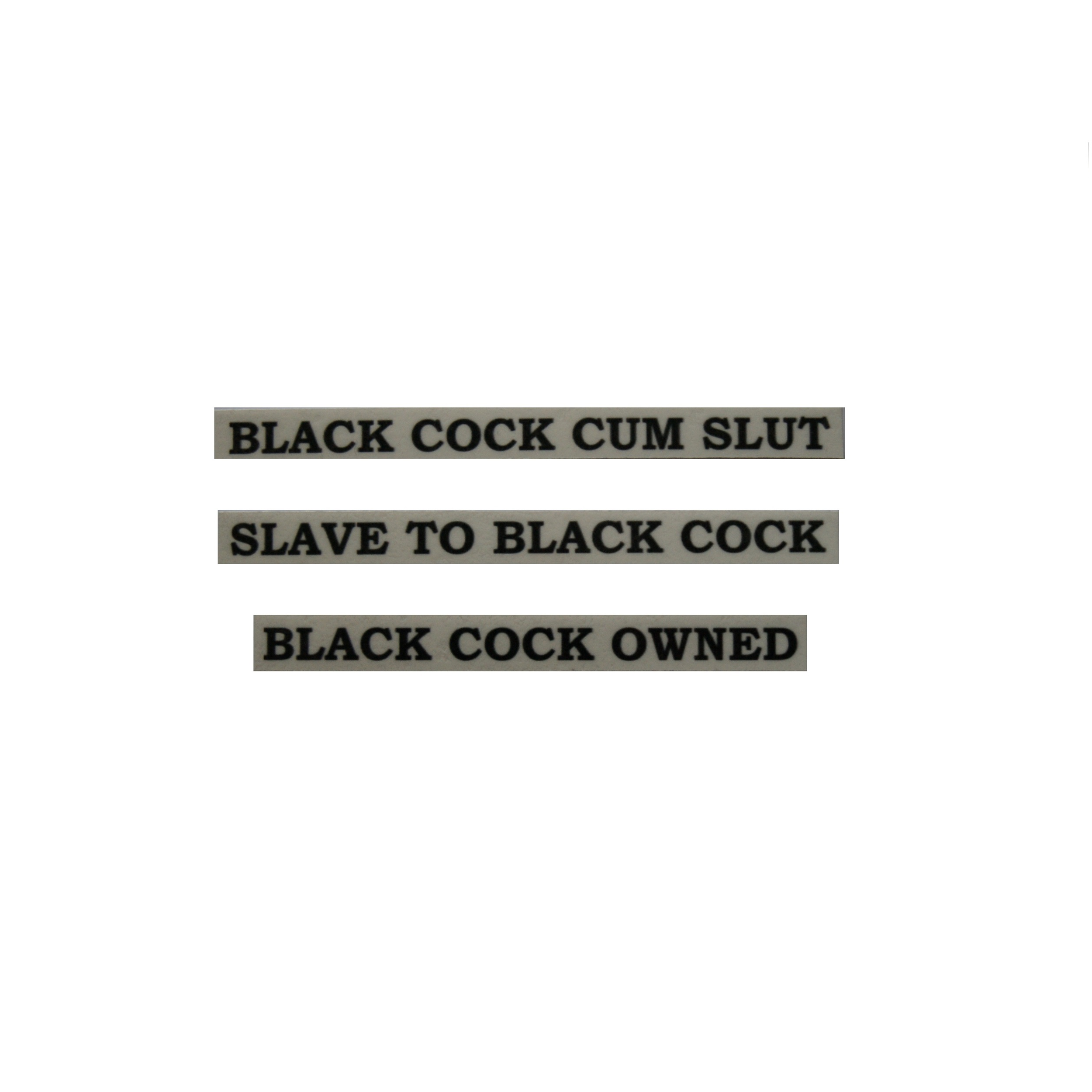 black cock slut tattoo