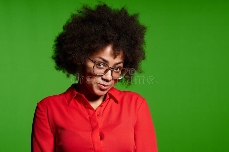 Best of Black girl red glasses