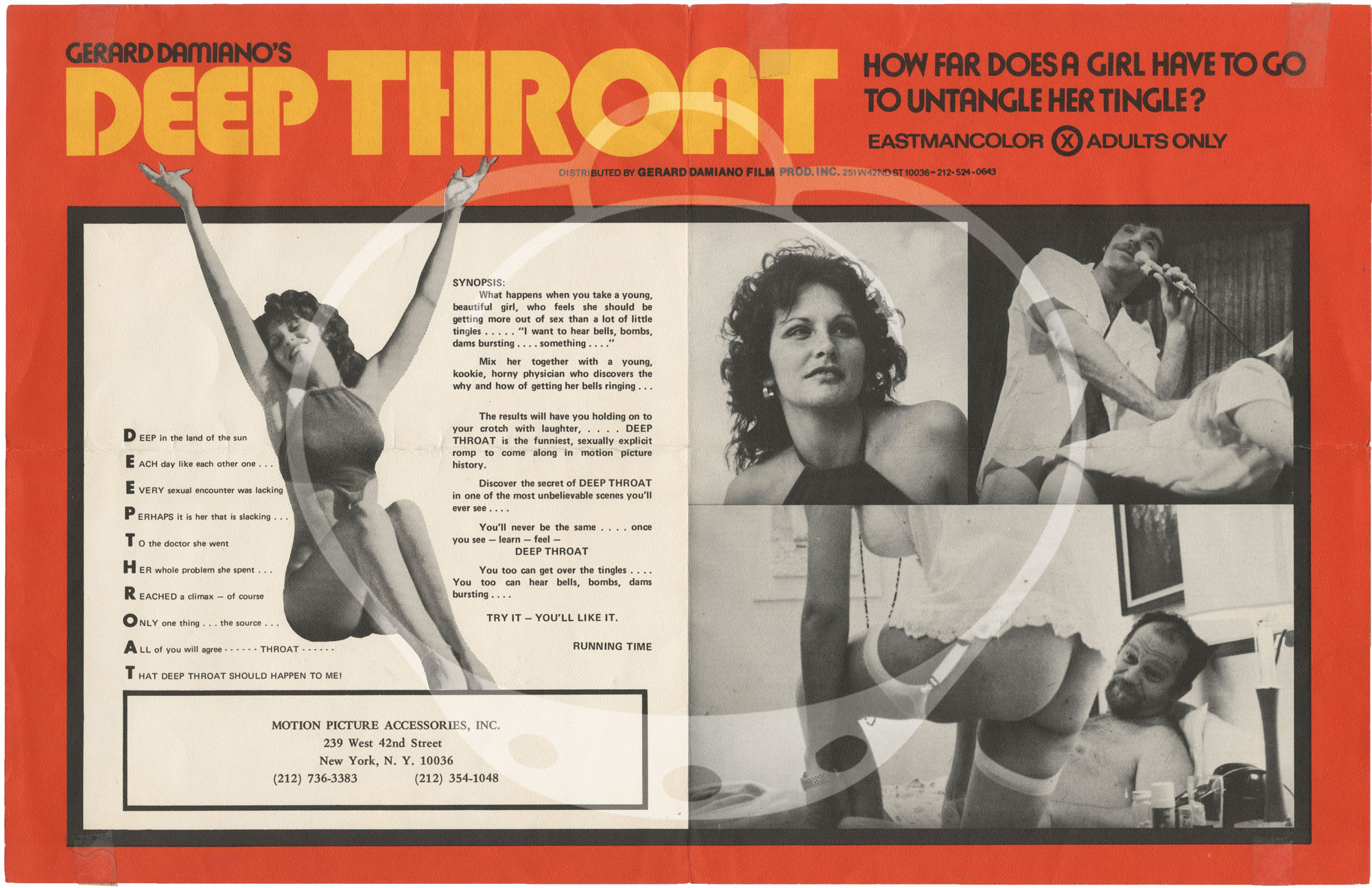 Deep Throat 1972 Porn legs girl