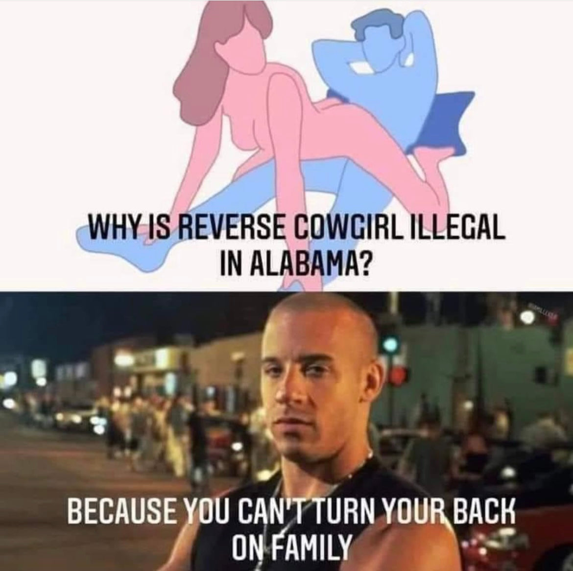 reverse cowgirl meme