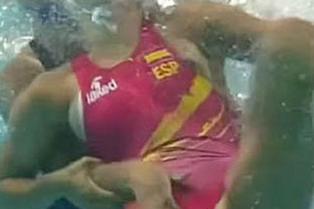 anne wheelhouse recommends water polo wardrobe malfunction pic