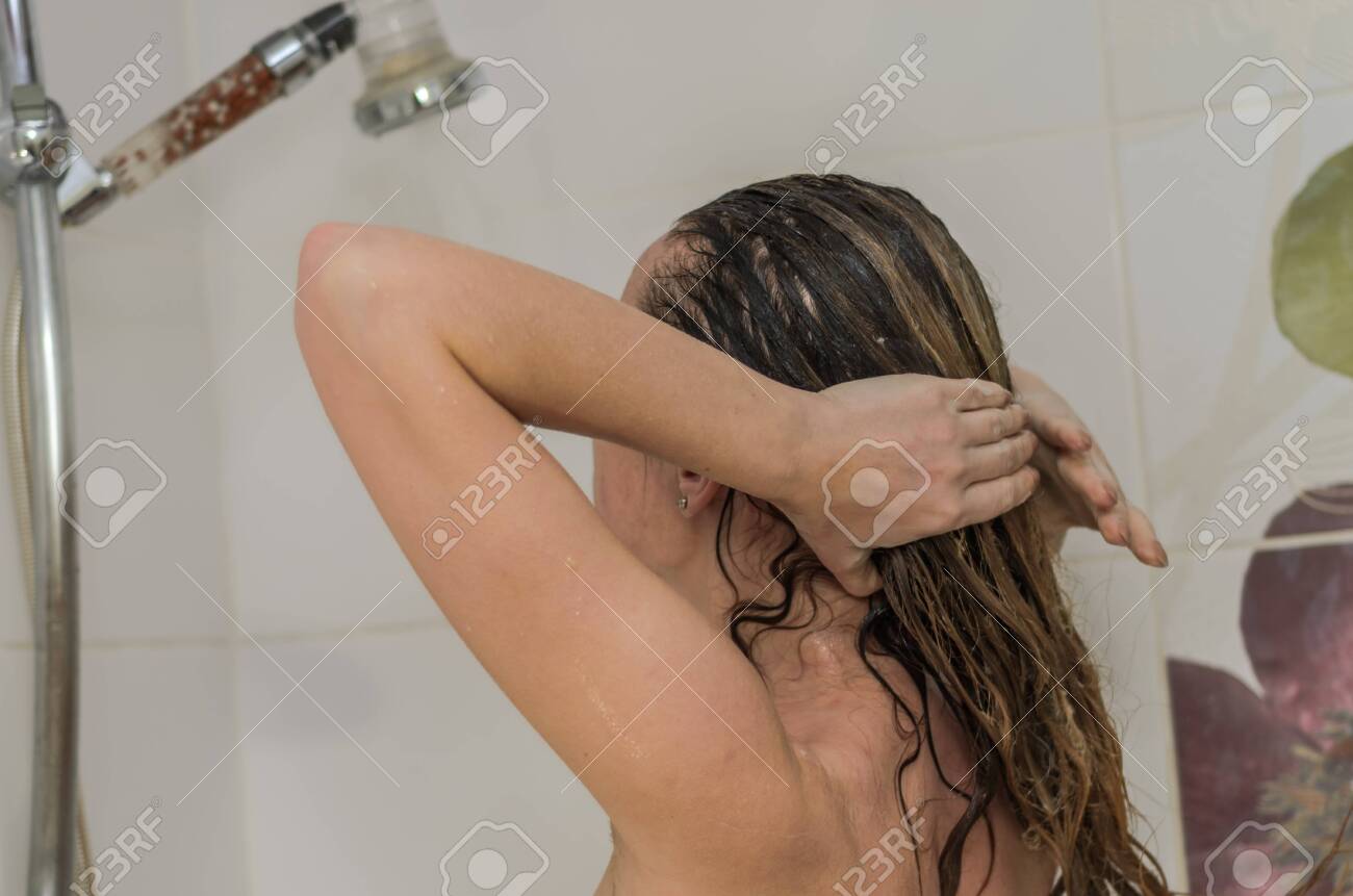 girls getting in shower