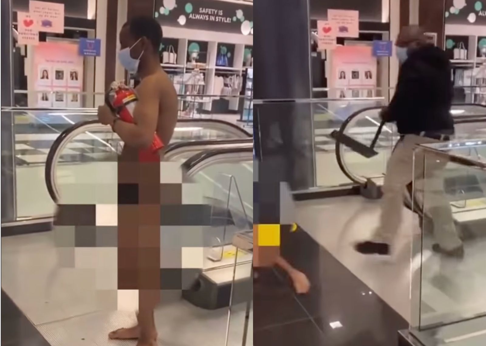 Naked In The Mall amara romani