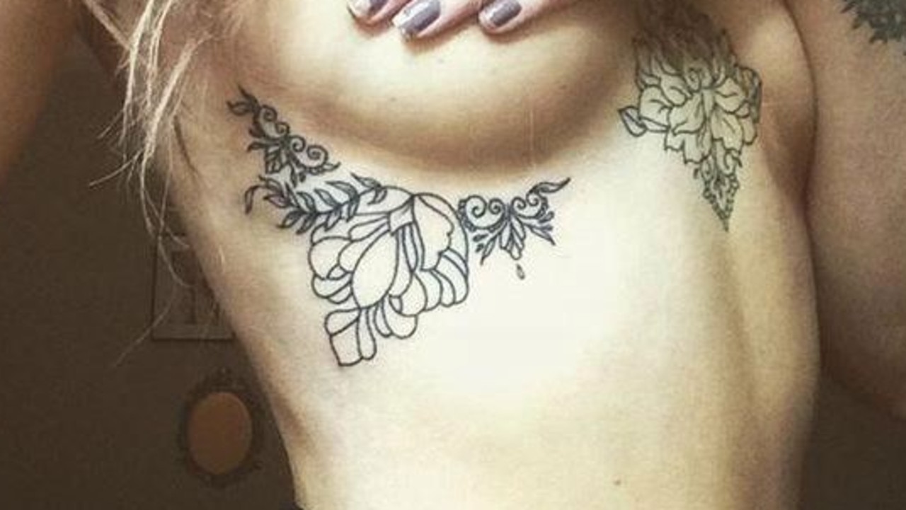 cathrine wanjiku share side of boob tattoos photos