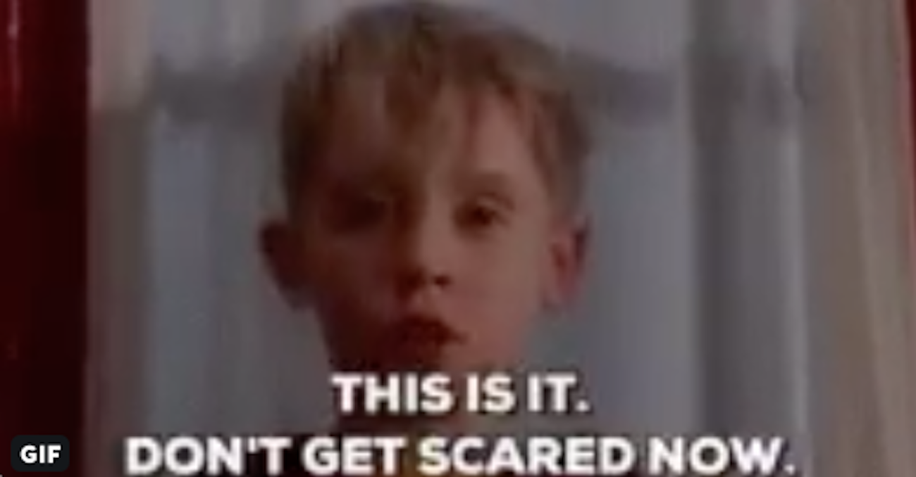 home alone dont get scared now gif