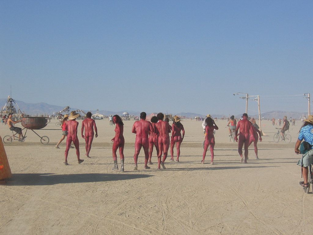 aminatus zuhriyah recommends Burning Man Naked