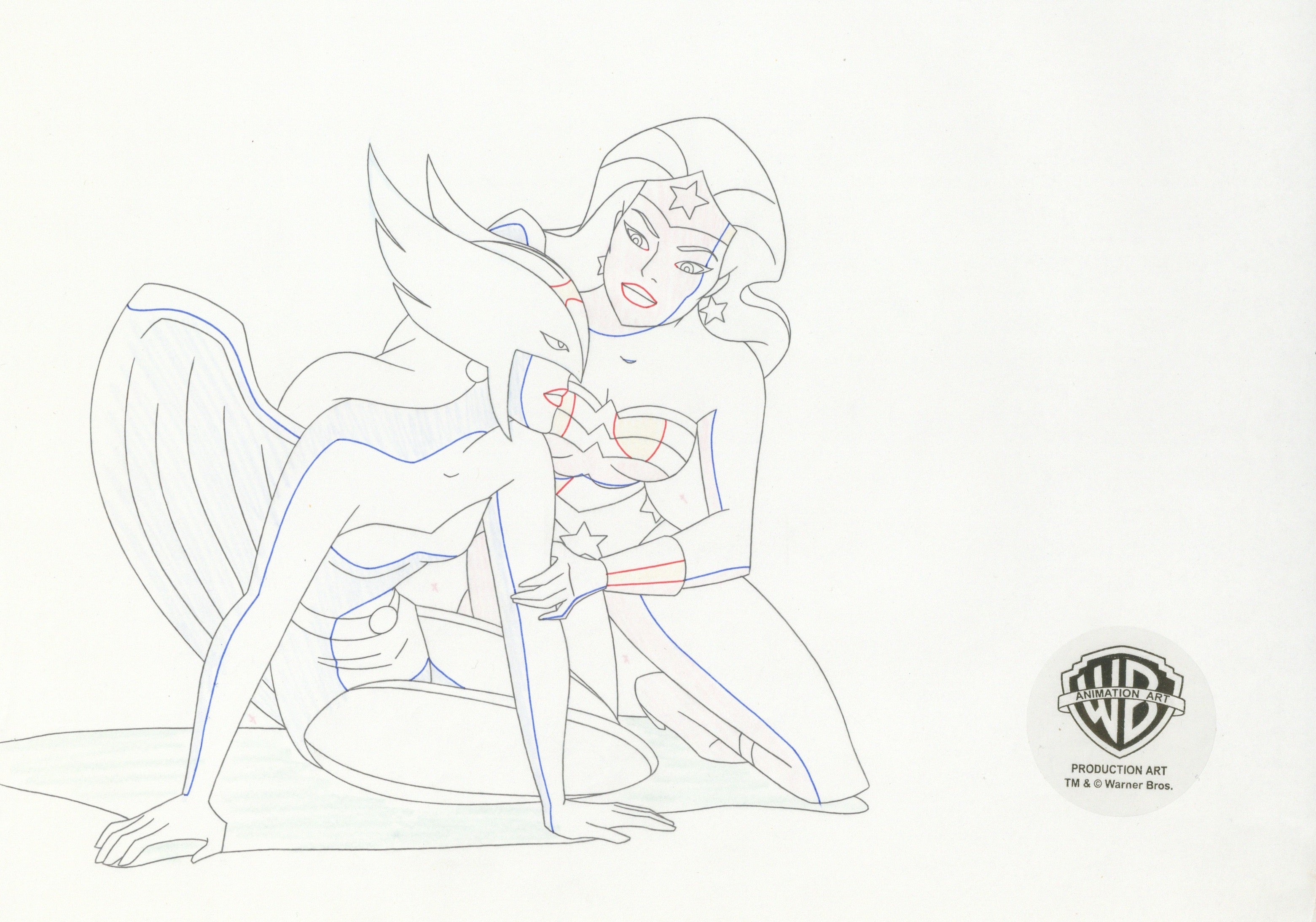 barry nall add wonder woman x hawkgirl photo