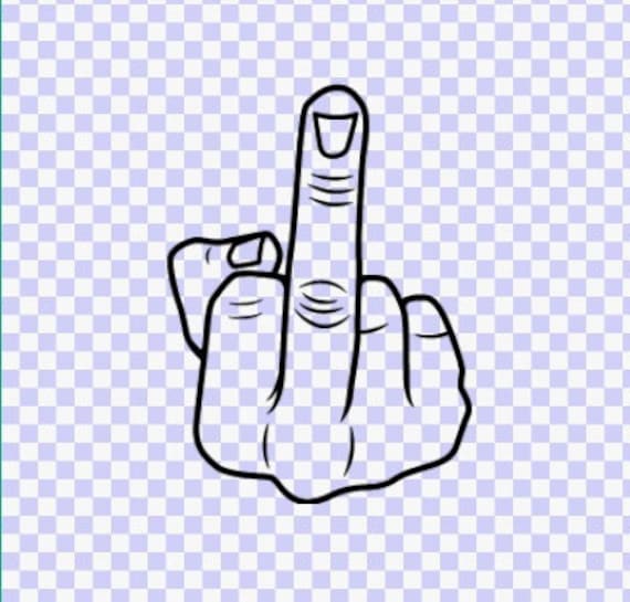 middle finger images funny