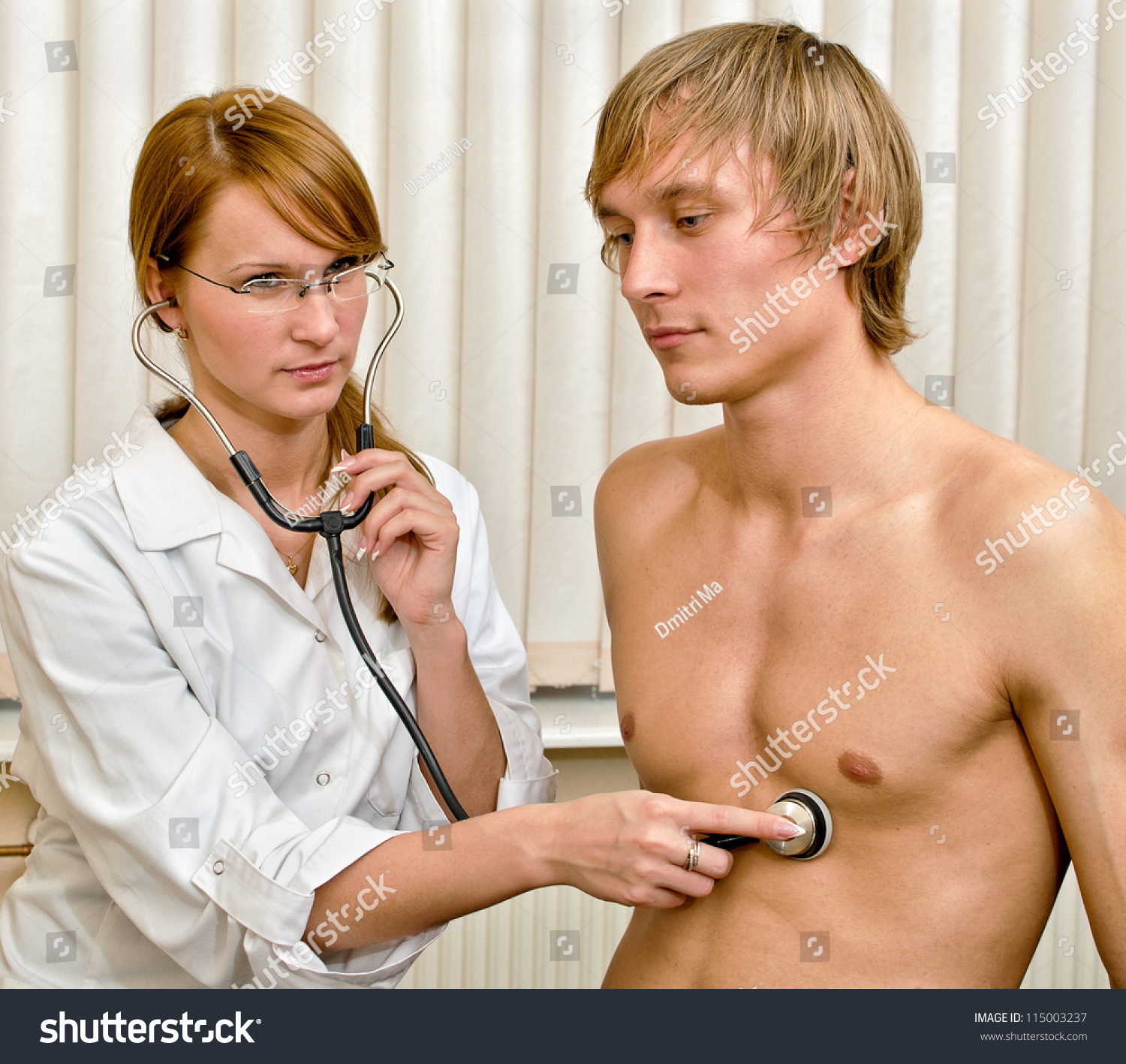 corey vesper recommends female doctor examining man pic