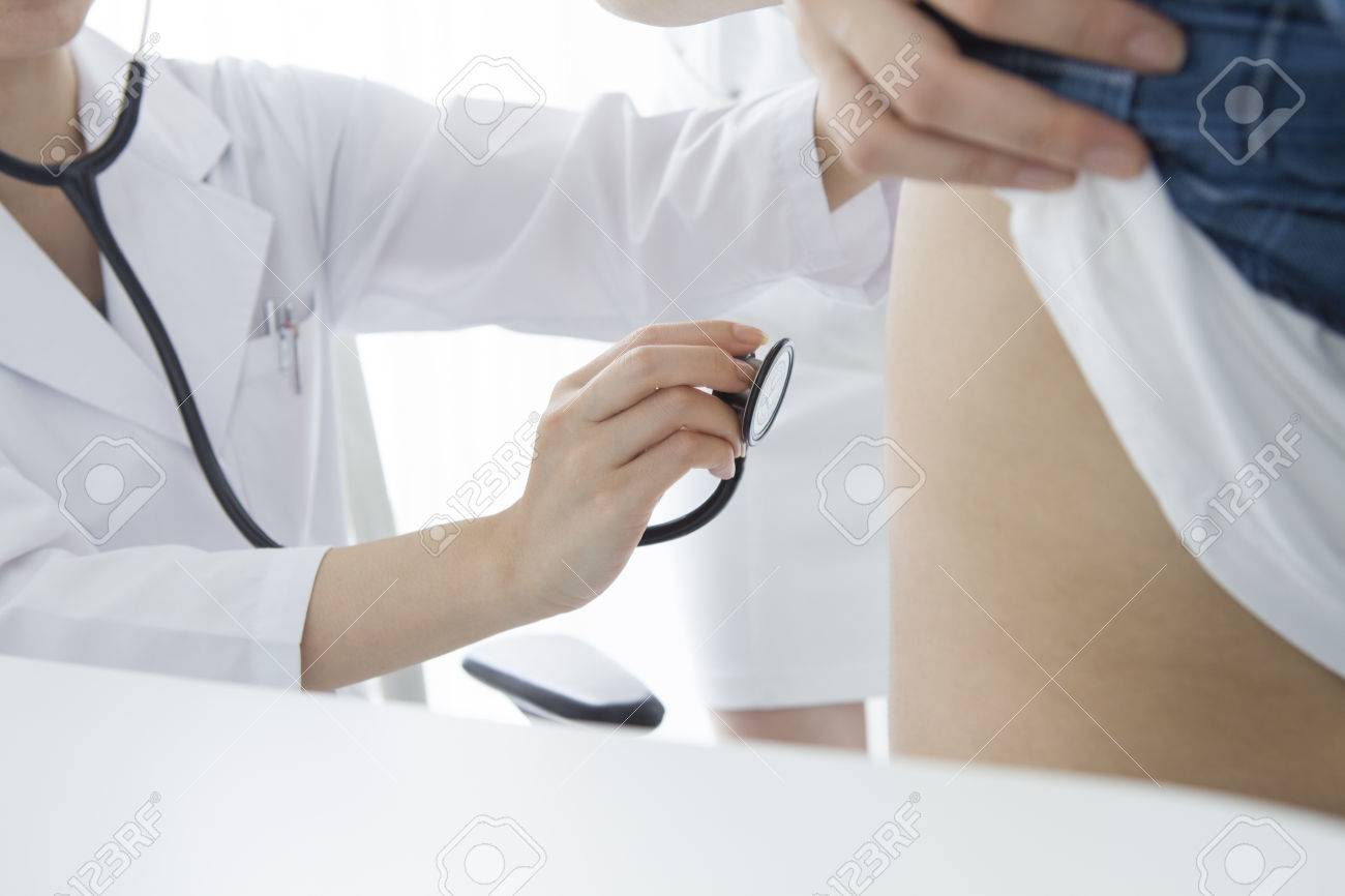 doug mcinnis share female doctor examining man photos