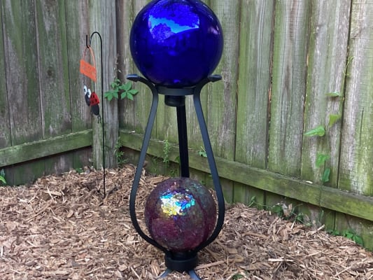 ali farvid share big lots gazing ball stands photos