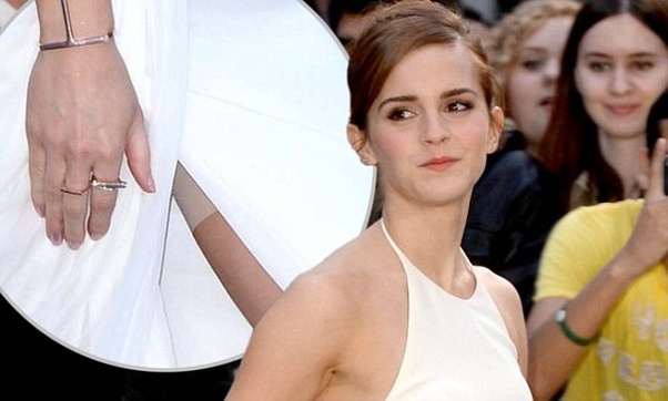 Emma Watson No Underwear with gaps