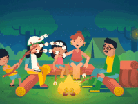 ahmed basyony recommends Happy Birthday Camping Gif