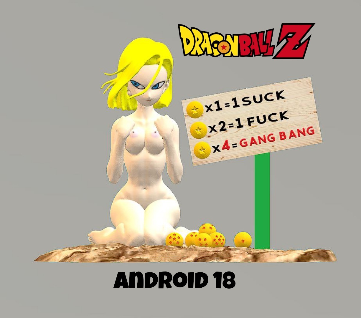 becky vee recommends dbz android 18 nude pic