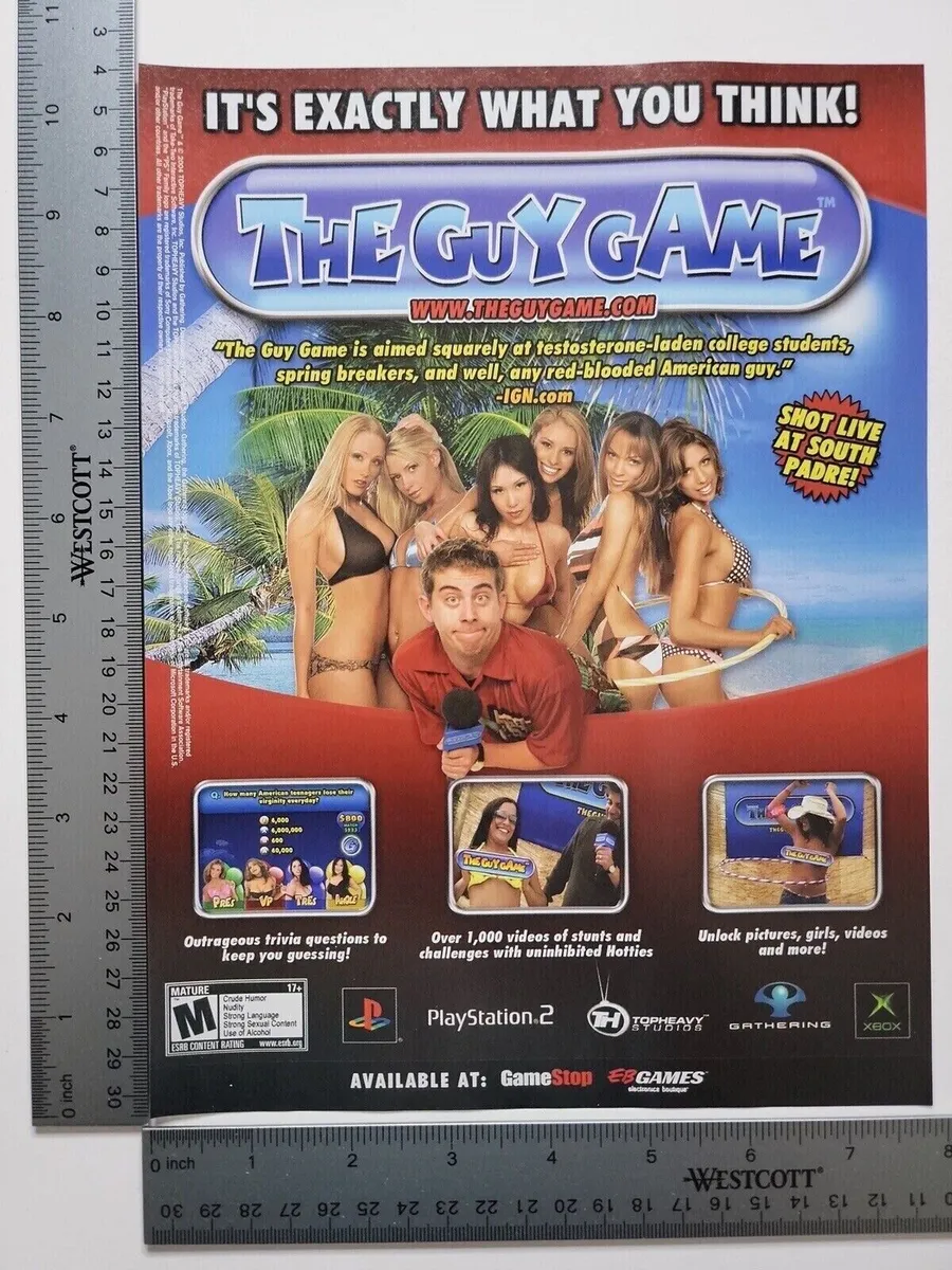 brett atherton recommends the guy game girls pic