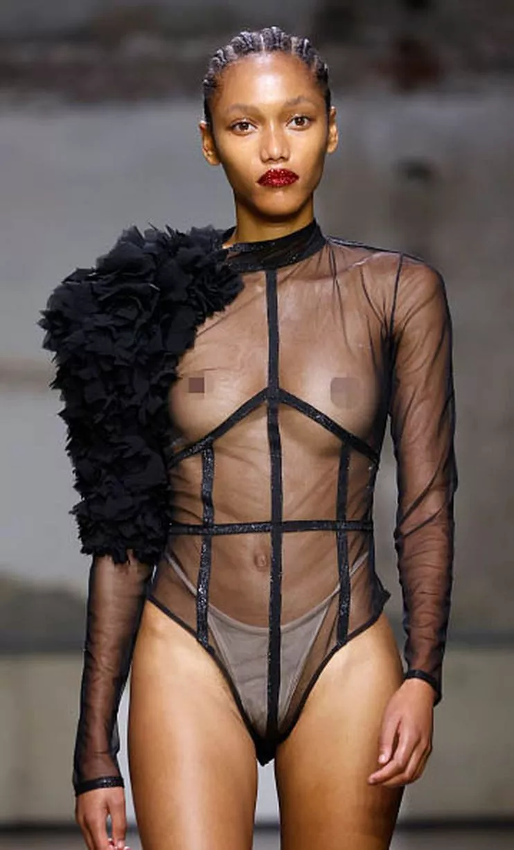 darrell done recommends nude on the runway pic