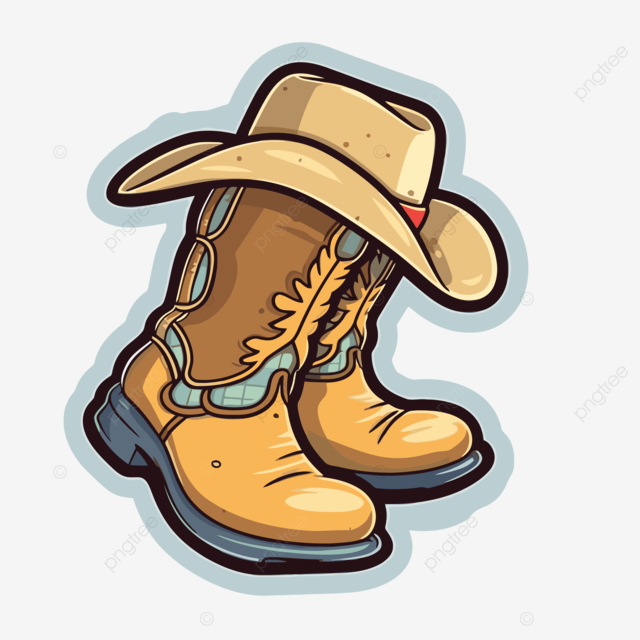 Best of Cowboy boots cartoon images