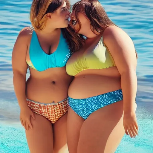 amani kh recommends lesbians in bikinis kissing pic