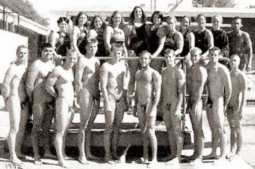 nude female swim team