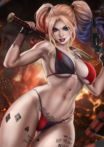 Kleio Valentien As Harley Quinn awesome videoes