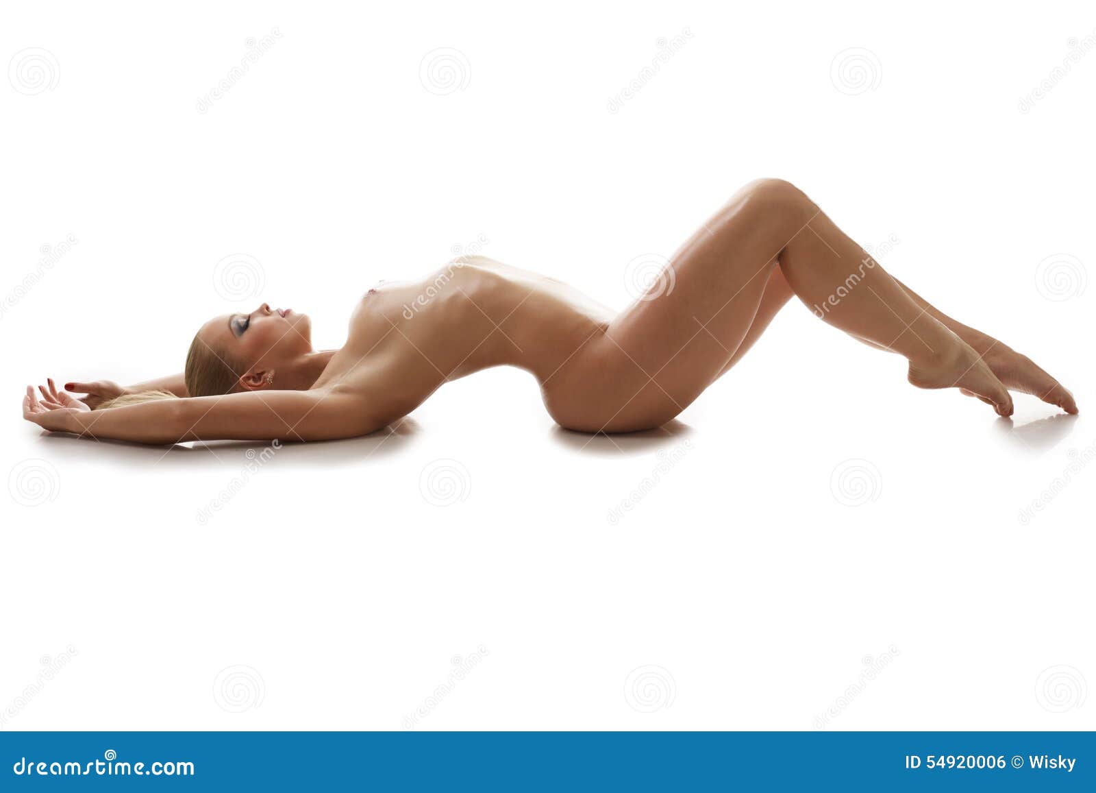 Nude Woman Lying On Back le perreux