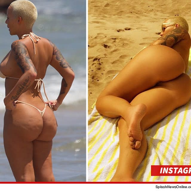 dawn lavis recommends Amber Rose Huge Ass