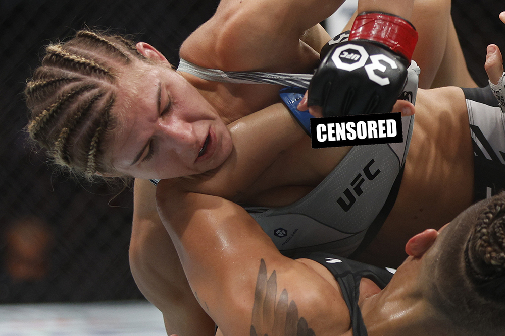 donna phipps add nip slip during ufc fight photo