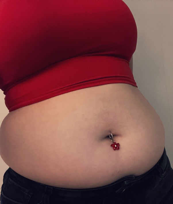 alex cabal recommends belly button piercing chubby pic