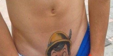 cee lewis share pinocchio penis tattoo photos