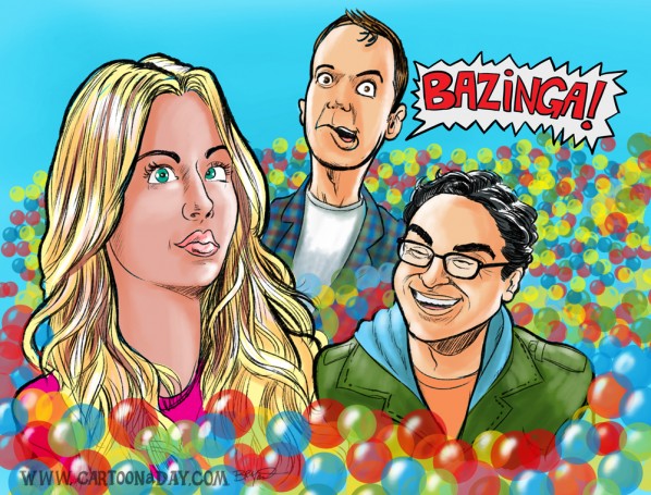 big bang theory cartoon