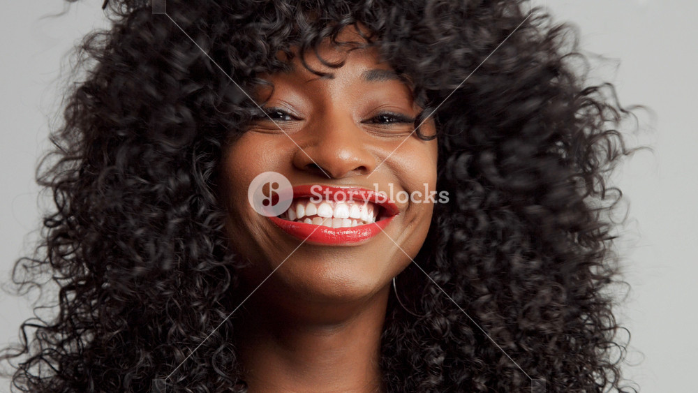 big lips black woman