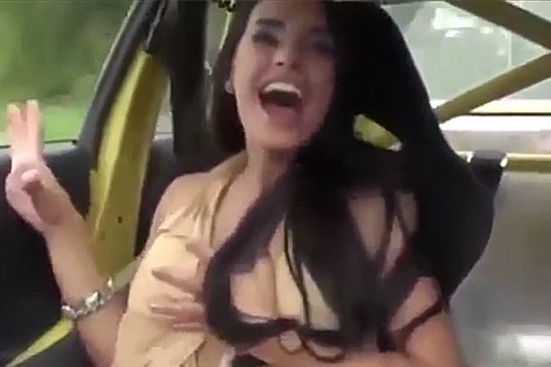 devin rhodes add boobs pop out while drifting photo