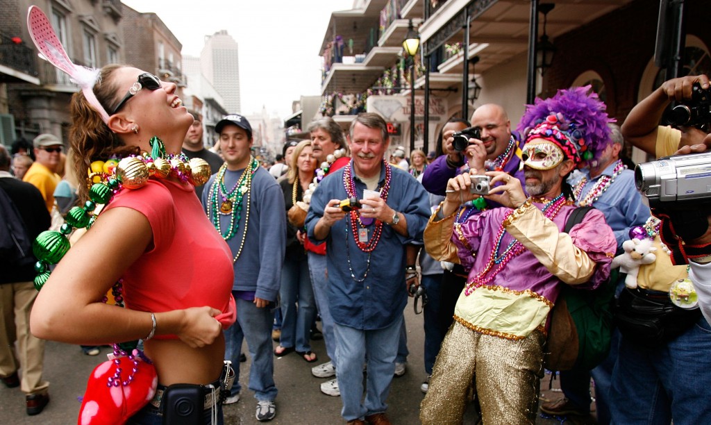 bourbon street flashing pictures