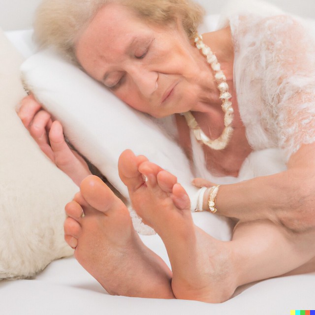 Best of Older women feet pics