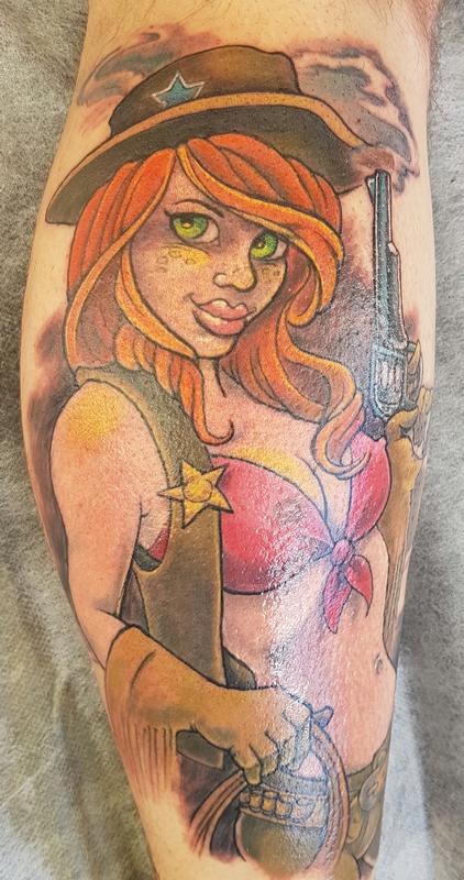 clifford tenney recommends Pinup Cowgirl Tattoo