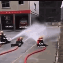 Best of Drinking from a fire hose gif
