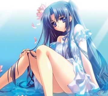 catherine renee add photo sexy anime girl with blue hair