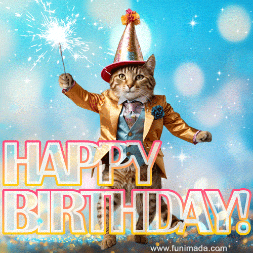 funny happy birthday animated gif with sound