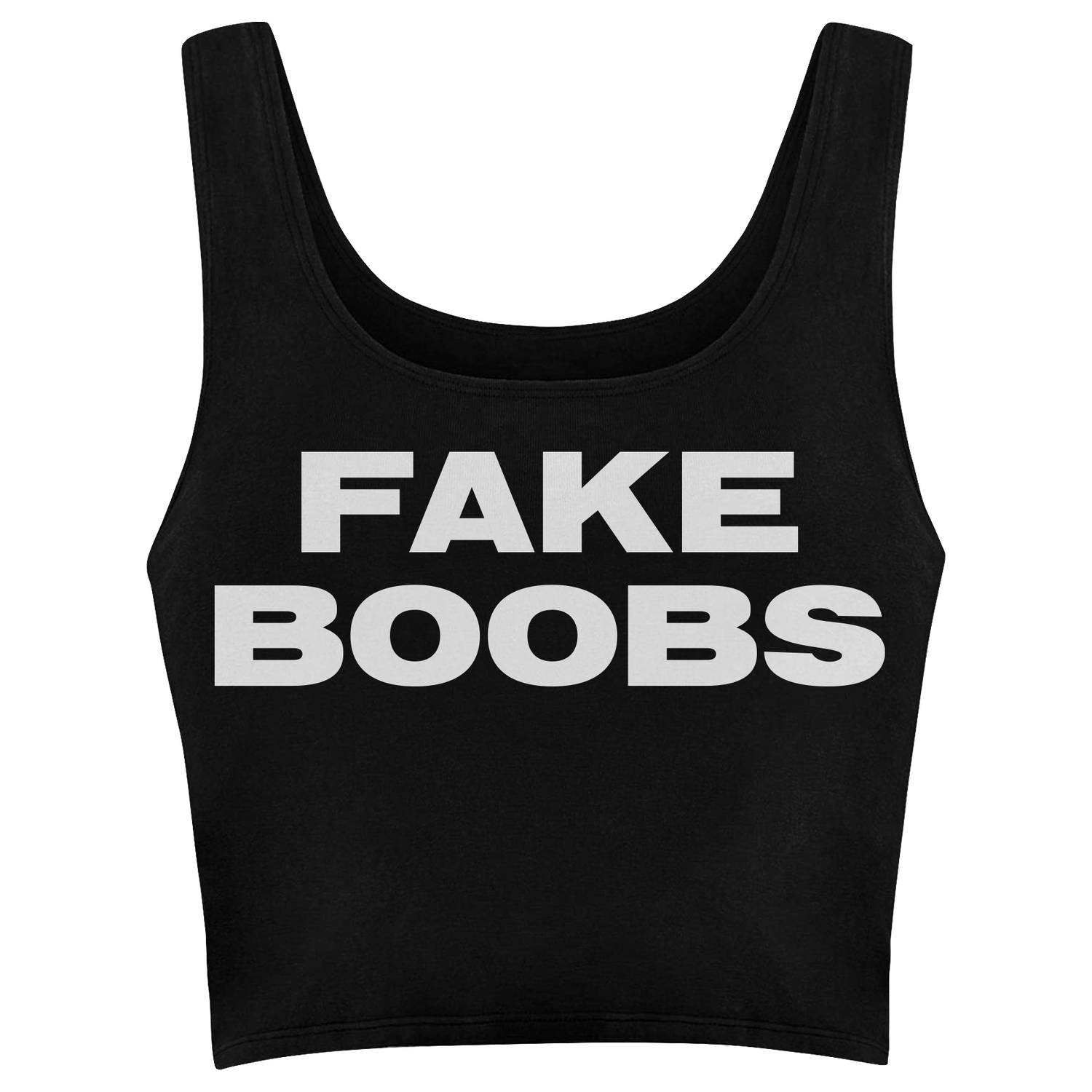Best of Fake tits tank top