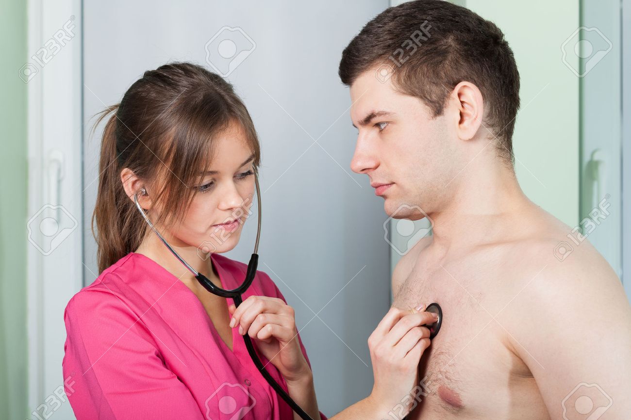 denise mandracchia recommends female doctor examining man pic