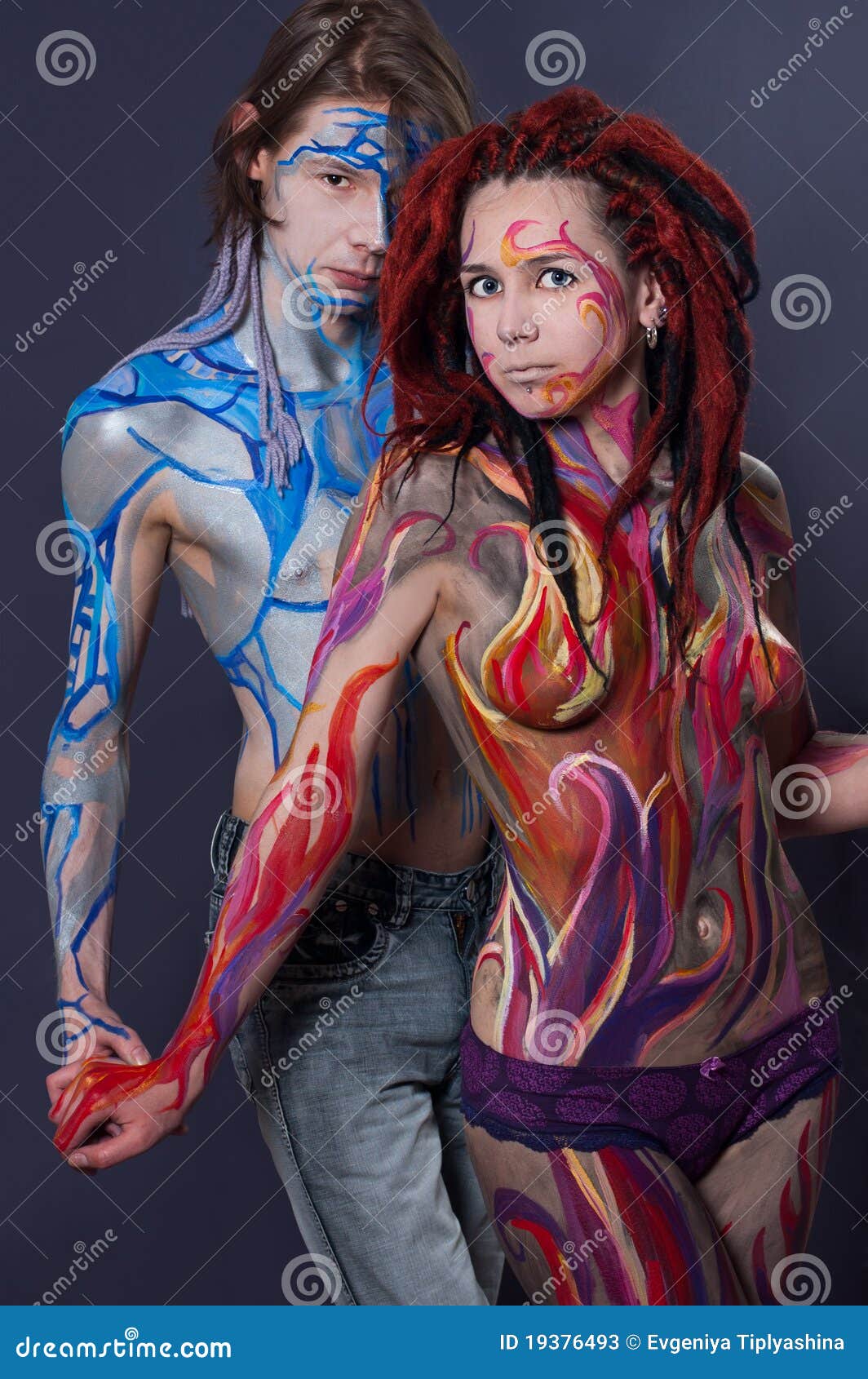 Best of Girl body painting image